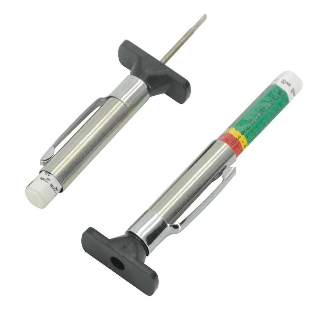 Car Tyre Measuring Pen Coded Tread Depth  Tool Cylindrical 25mm  Detection Gauge Auto Repair  Inspection ComponentsTackle
