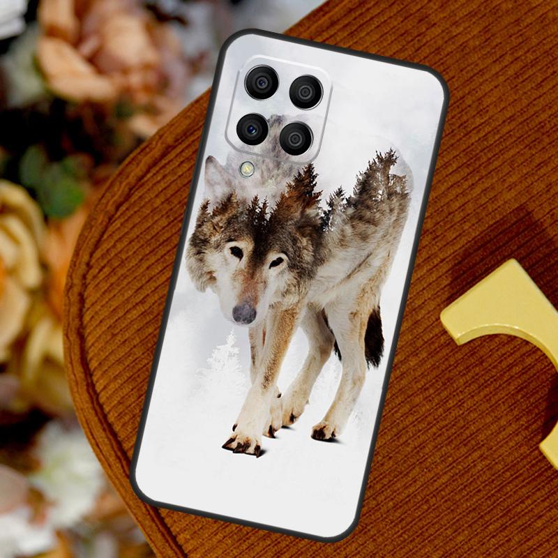 Wolf Howls Art For Samsung Galaxy M23 M33 M13 M53 M11 M51 M14 M34 M54 M15 M55 M20 M30s M12 M32 M52 Case