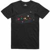 T-Shirt Geek Pour Homme Système Solaire Carte Google Drôle Coupe Régulière