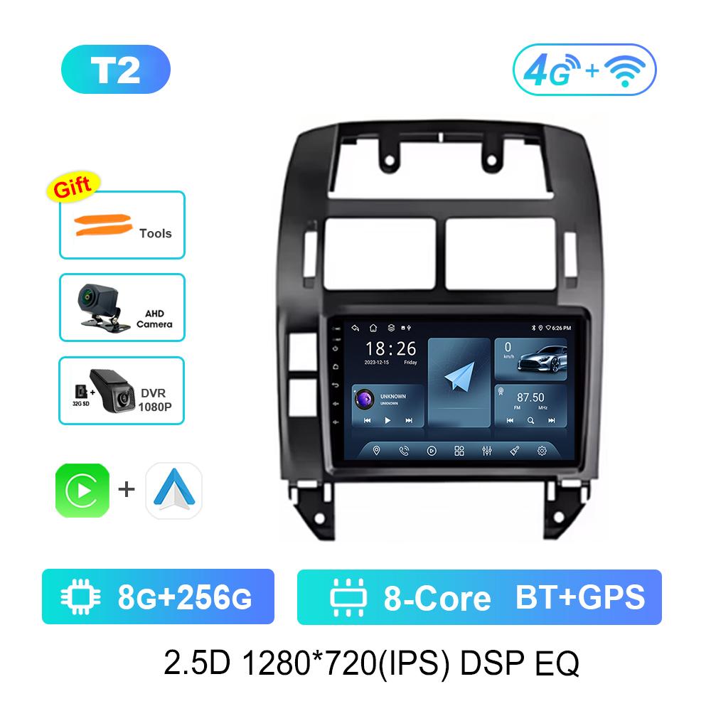 Android OS for Volkswagen VW Polo MK4 6Q 9N 9N3 2004 - 2009 GPS Navi Car Radio Video Multimedia Player WiFi Carplay Auto Tools