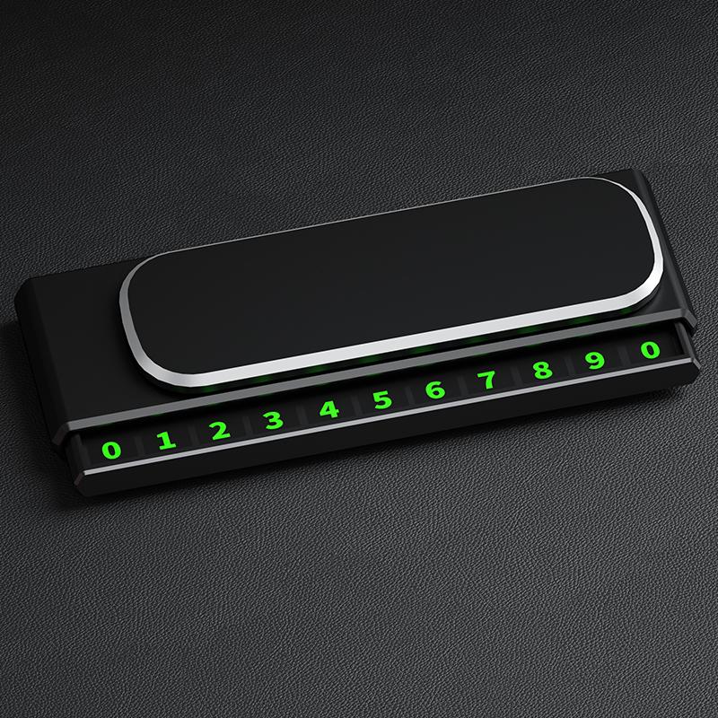 Retractable Temporary Parking Card Hidden Car Phone Number