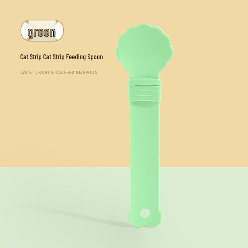 Leak-Proof Cat Treat Feeder Spoon - Spill-Proof and Easy to Use