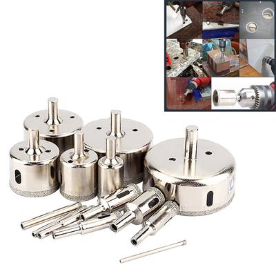 Drill Bits 14pcs Set 3-70mm Hole Drilling Kit Extractor Kit Removal Tools for Tile Porcelain Drill Holes