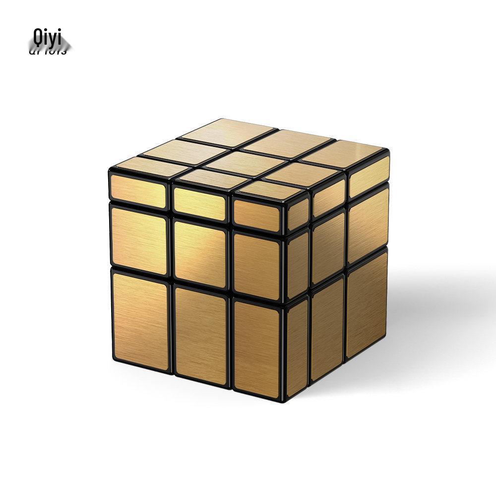 QiYi 3x3 Mirror S Cube: Smooth Brushed Puzzle for Kids, Fun Educational Toy