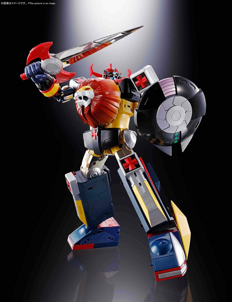 TAMASHII NATIONS Dusza Chogokin Przyszły robot Daltanius 270mm ABS PVC Malowana ruchoma figurka GX-59R Ok.. Odlew ciśnieniowy & &