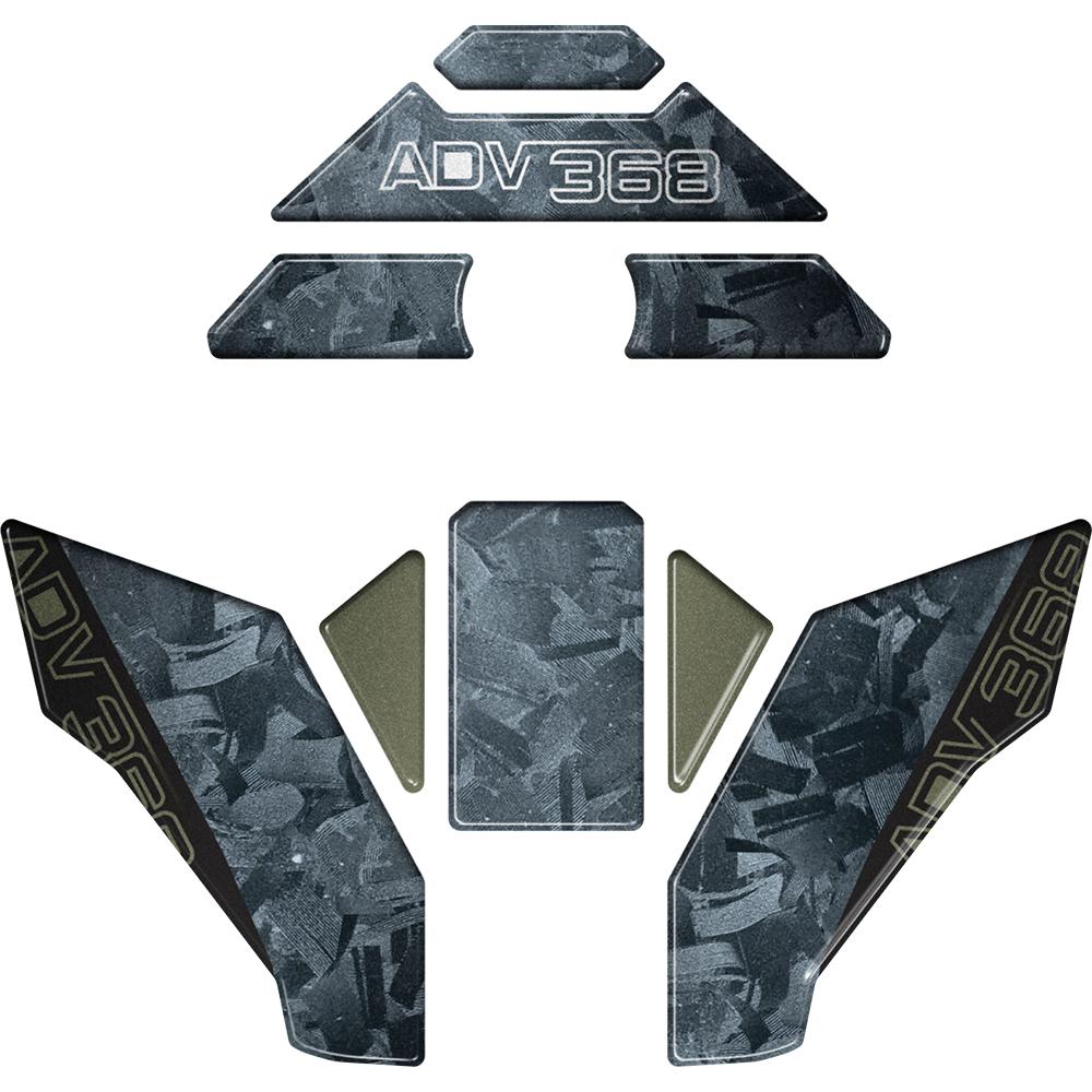 For Scooter Zontes 368 G 2025 3D Epoxy Resin Sticker Motorcycle Tank Pad Decal Kit Accessories
