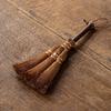 Natural Tea Cleaning Brush Traditional Tea Ware Scrubber Durable Palm Hair Brush  Pot Cleaning