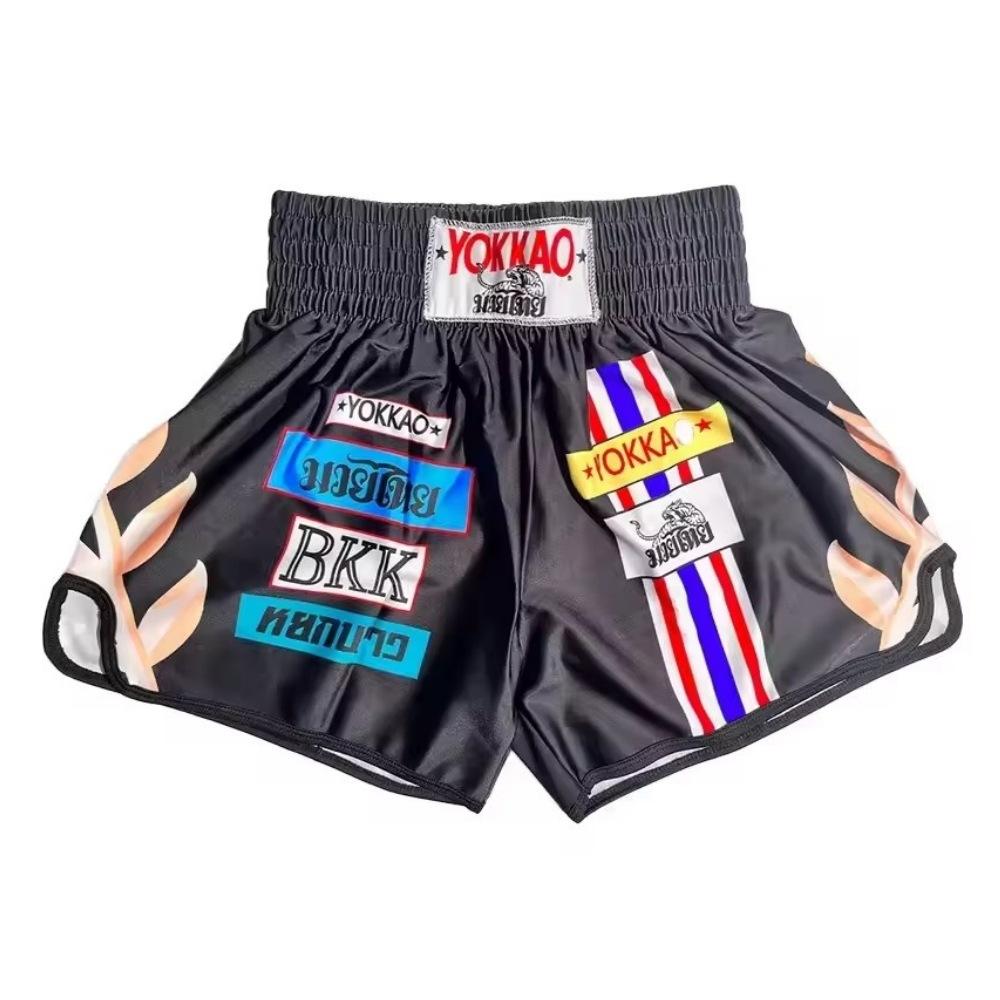 2025 New Thai Boxing Pants, Sanda Wushu Fighting Training Pants MMA Fighting Training Sports Shorts