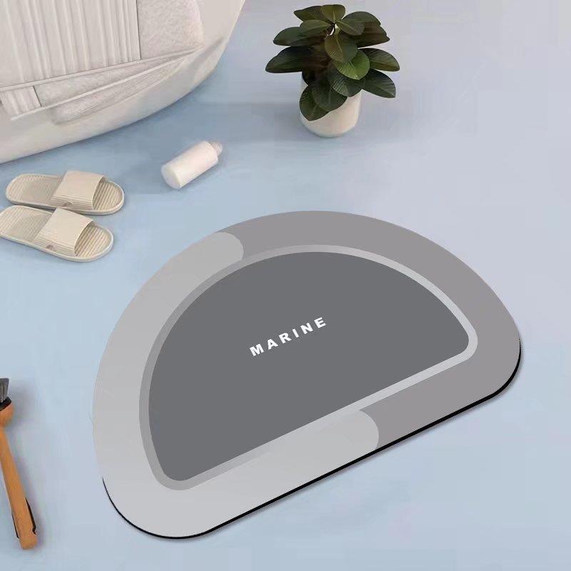 Floor Mat Entry Door Mat Balcony Kitchen Mat Toilet Toilet Door Mat Bathroom Absorbent Floor Mat Quick Drying Cushion