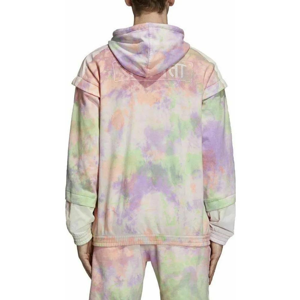Adidas Originals Pharrell Williams Hu Holi tie-dye windbreaker jacket (Unisex) Sweatshirts CW9413