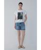 Bobeu Vintage Washed Denim Shorts_Blue 7156255004