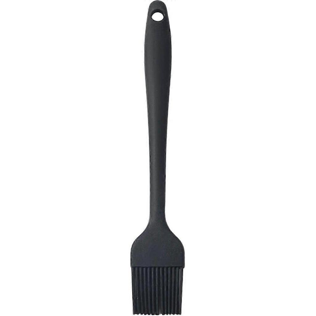 Dww Kitchen Brush, Black 21 cm, Pastry Brush, Silicone Pastry Brush, Silicone BBQ Brush, for Cooking, BBQ, Cake, Baking