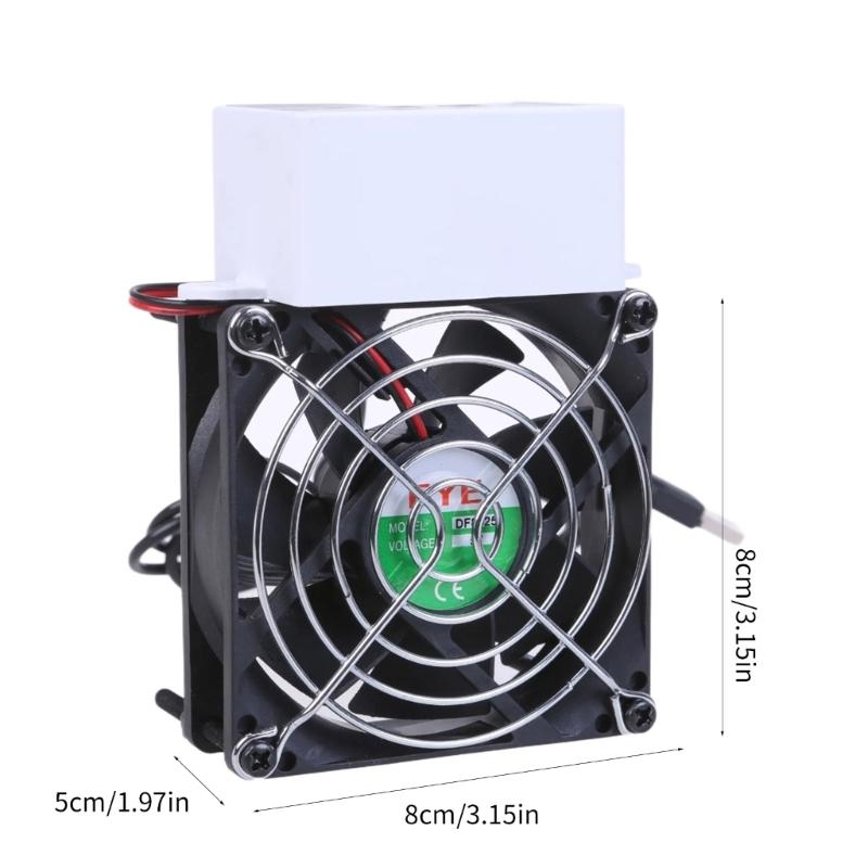 80mm USB Fan with Intelligent Temperature Control for Electronics Cooling PC Routers Fan Highly Airflows Routers Fan
