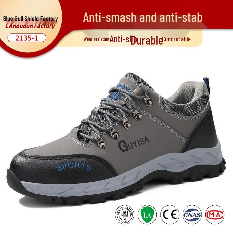 Men's Winter Safety Work Shoes: Waterproof, Anti-Smash, Anti-Puncture, Wear-Resistant, Anti-Slip, Lightweight Protective Footwear