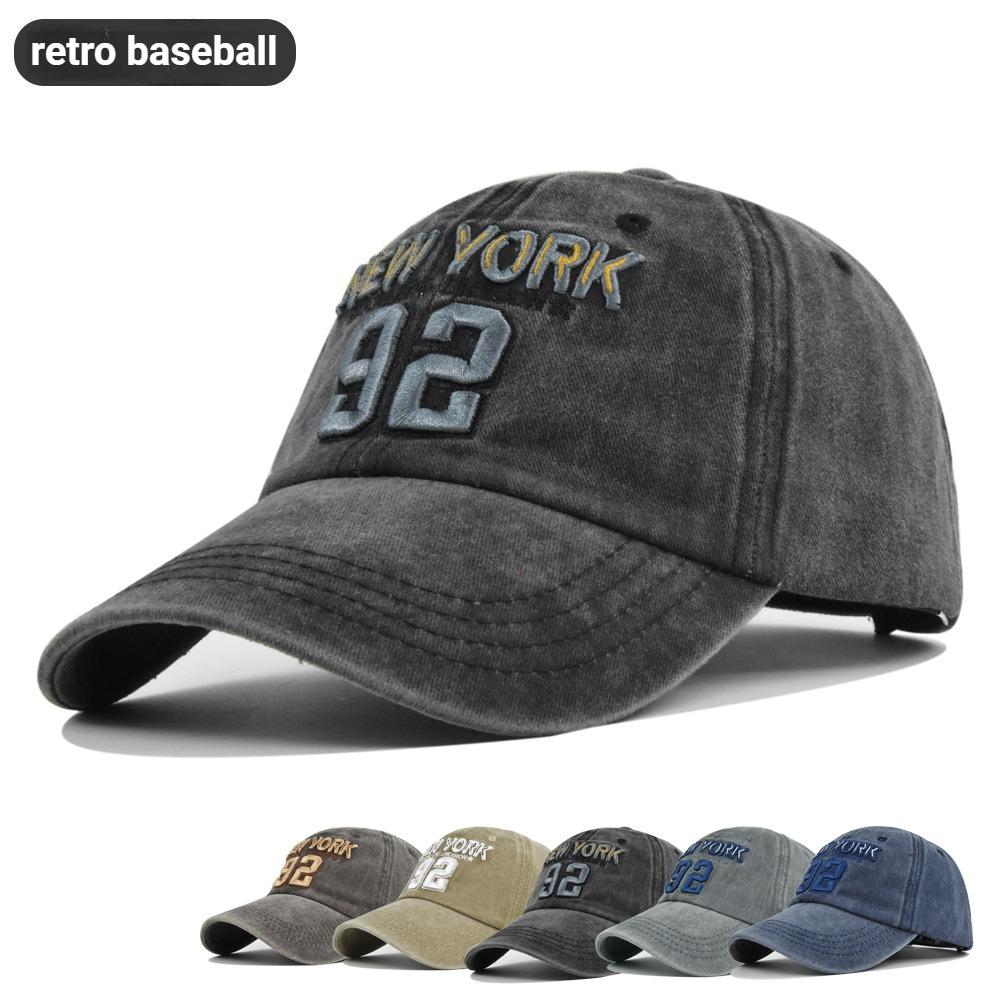 1pc Vintage 3D Letter Embroidered Baseball Cap,Contrast Color Leisure Versatile Hat for Men and Women Outdoor Travel,Adjustable