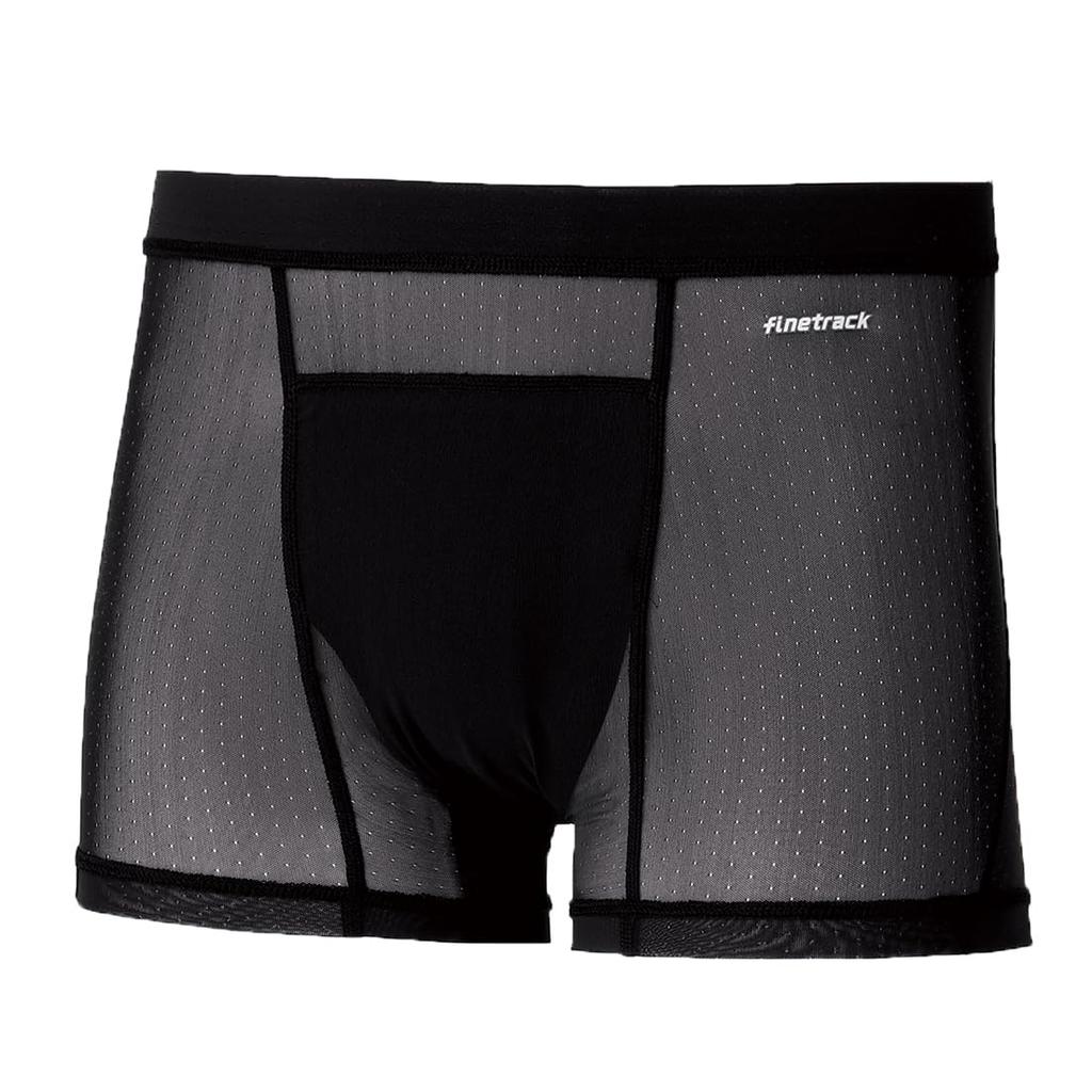 Finetrack Dry Layer Cool Boxers (Men's) / FUM0827 (JP, Alphabet, XL, Black)