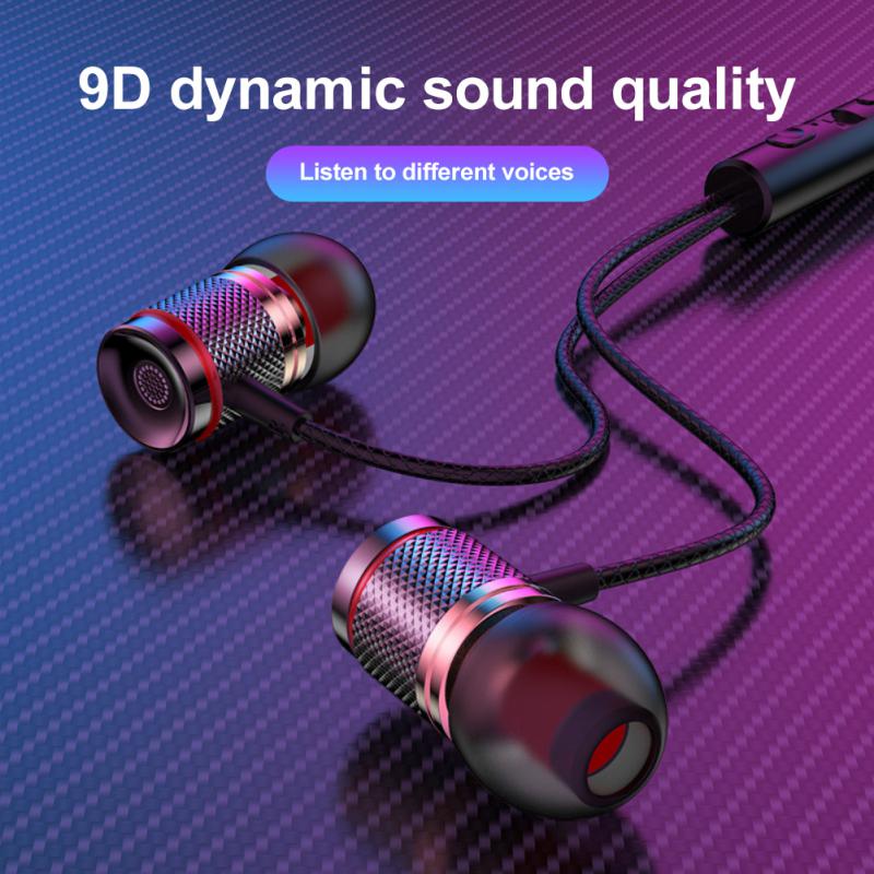 Wired Headphones DAC Type-C 3.5mm Headset 9D Bass Stereo Earbuds In-Ear Handsfree Earphones for S20 S10 POCO