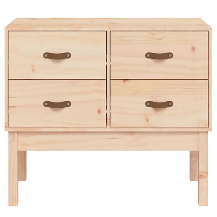 821739 vidaXL Armoire console 90x40x78 cm Bois de pin solide