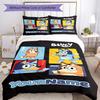 Bluey 149 Customize your name Bedding Set Breathable Duvet Cover with Pillowcases Home Decoration Birthday Gift