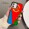 Eritrea Flagge Telefon Fall für iPhone 11 12 13 14 Pro Max mini X XR XS SE 2020 5 6S 7 8 Plus Samsung Galaxy S21 S22 Abdeckung shell