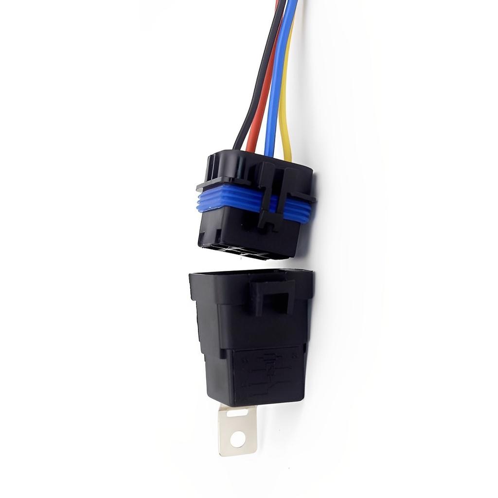 Set de relee auto integrate 12V 40A 5pin pentru ansamblu de circuite auto și motociclete