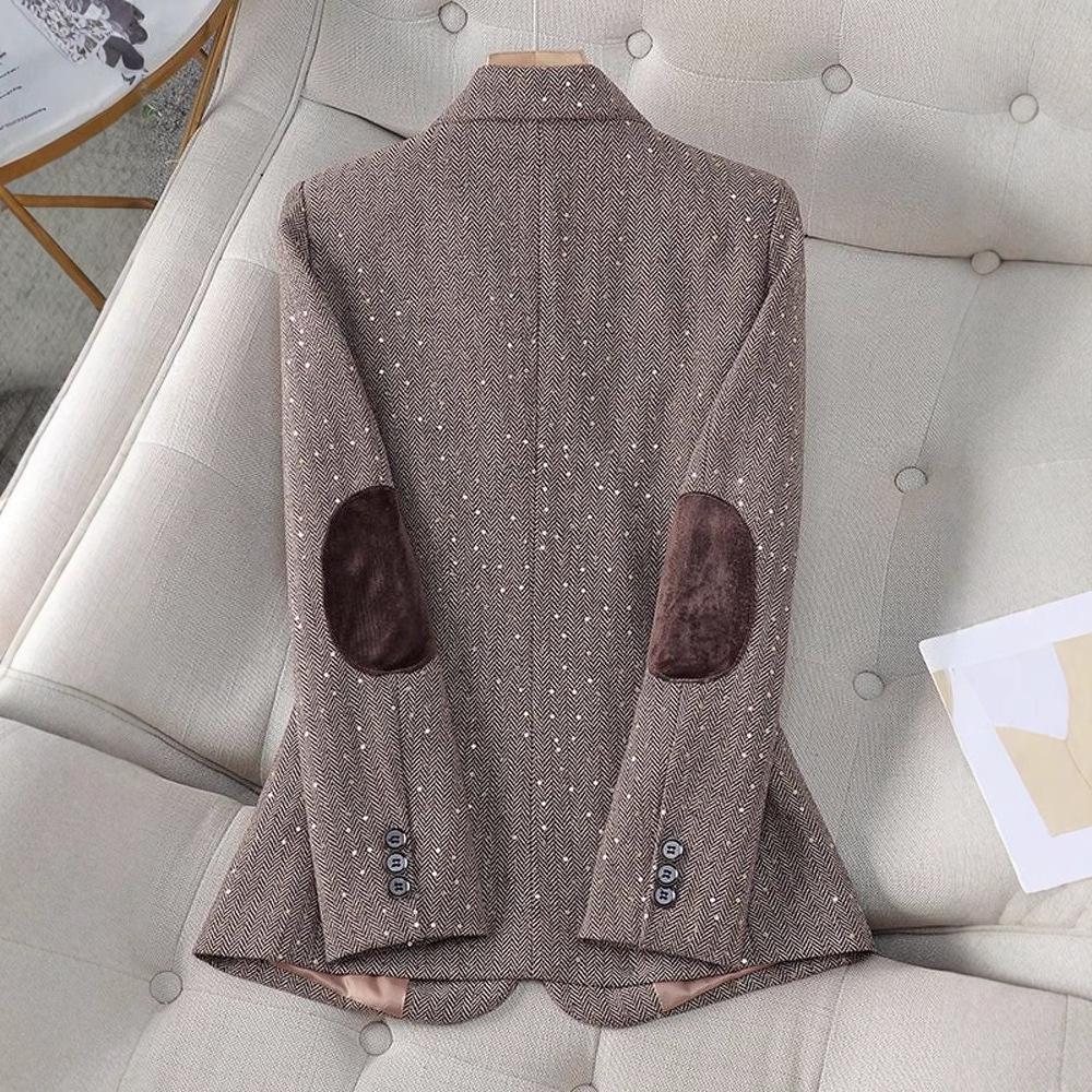 Women's Sequined Suit Jacket - High-End Spring/Autumn 2024 Casual Blazer