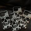 Luxury Skeleton Skull Case for iPhone 16 11 12 13 14 15 Pro Max Phone Shockproof Back Cover Camera Full Protect Hollow Funda