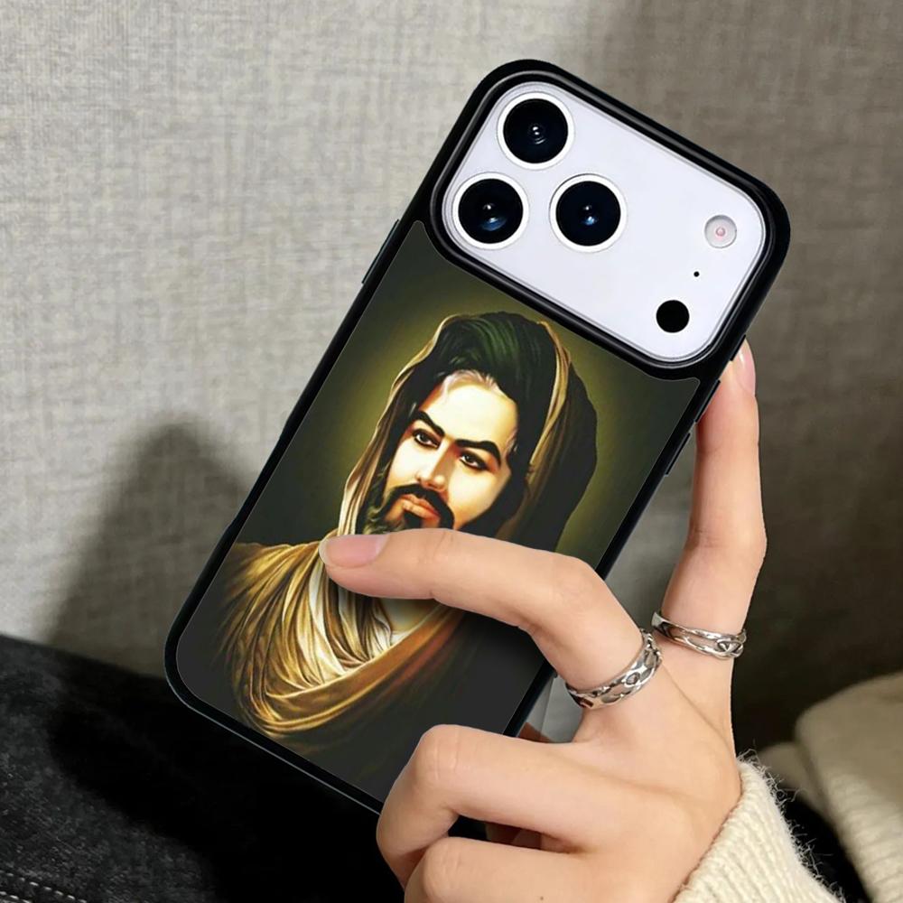 Capa Case for iPhone 17 Air 16 Pro Max 15 Plus 11 13 Mini 14 12 Back Phone Cover Imam Hussain Shia Ali