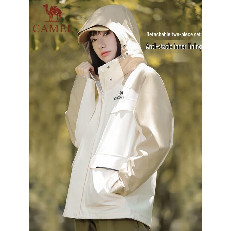 CAMEL Women s 3-in-1 Outdoor Jacket with Fleece Liner S