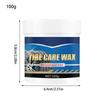 Car Tire Wax 100g Rims Brightener Cream Stain Dust Remover For Alloy Chrome Aluminum Rims On Car Truck SUV Vehicle RV