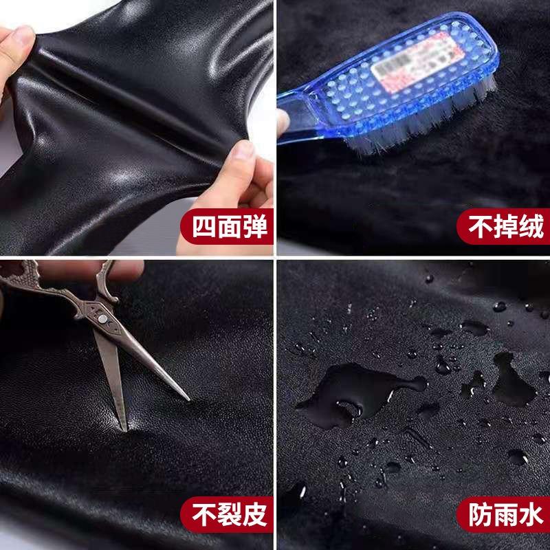 Leather Pants Women's Spring, Autumn and Winter Fleece Thickened Outer Wear Leggings High Waist Thin Windproof Waterproof Large Size Thermal Trousers