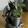 Gotische Stijl Succulentenplant Bloempot 3D Geprint Bureauornamenten Creatief Drakenbeeld Cadeau