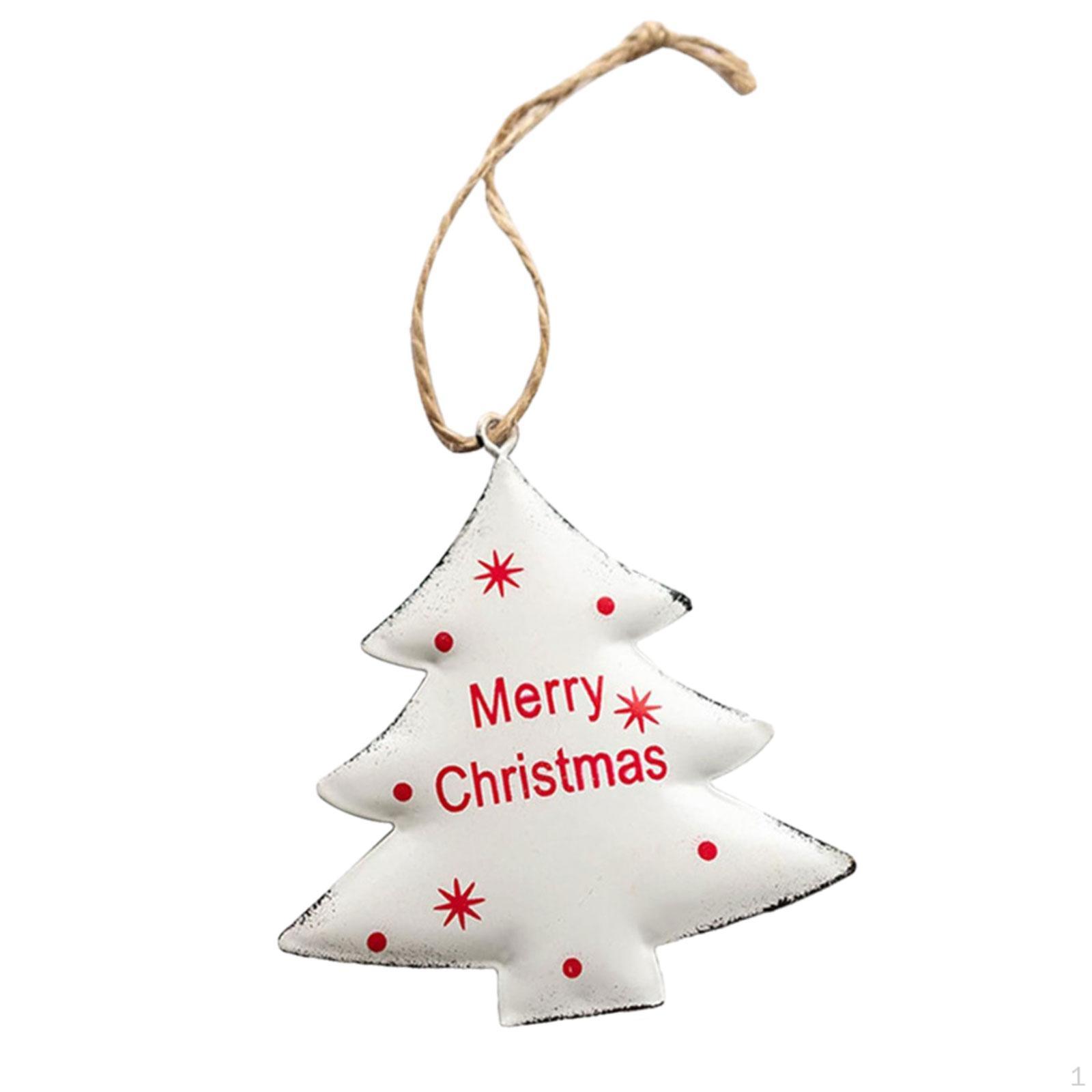 

Рождественский декоративный подвесной кулон, Украшение для рождественской елки, Кулон White