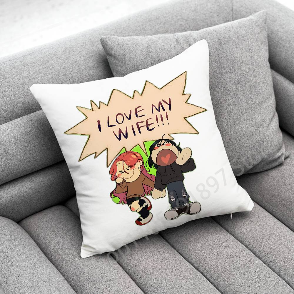 Mitsuki Koga Aya Tgswiiwagaa Throw Pillow Case For 55x55cm 30x30cm 50x50cm 45x45cm 40x40cm Square Chair Pillowcase Case