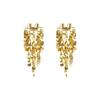 Light Luxury Sequin Tassel Earrings, Palace Style, Exaggerated Temperament, Metal Earrings, European and American Style Earrings, Niche Design
