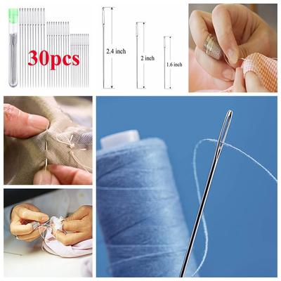 Sewing Needles with A Length of 4cm-6cm, Each with 10 Needles, Totaling 30pcs