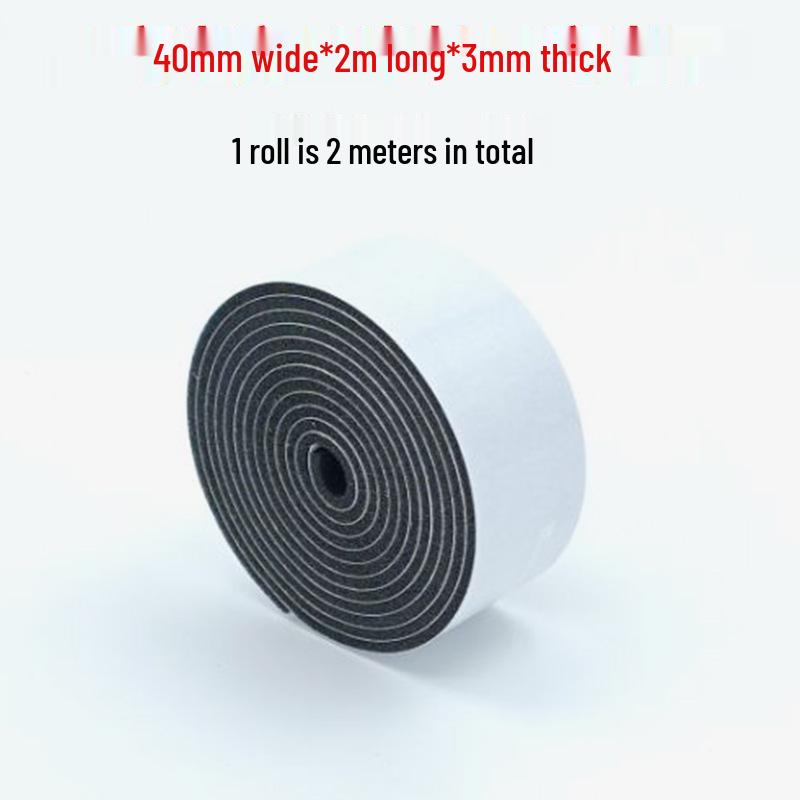 Black Self-Adhesive Fire Retardant Foam Tape