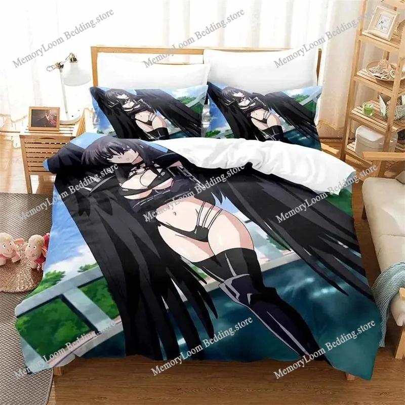 High School DXD Bedding Set Single Twin Full Queen King Size Bed Set Aldult Night Sleep Set Date A Live Nightlife Anime Cartoon