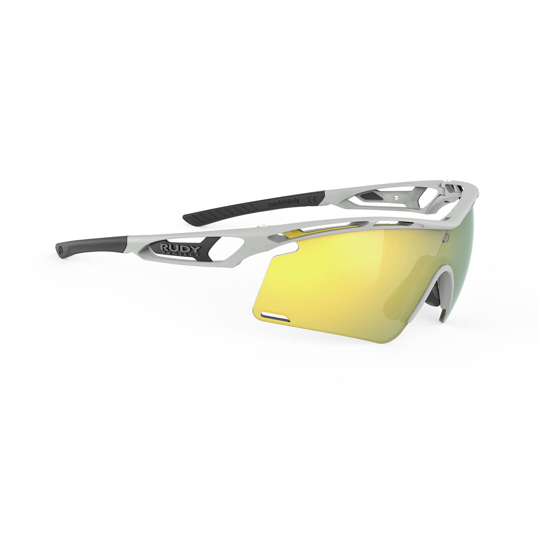 

RUDYPROJECT Sports Sunglasses TRALYX TRALYX Plus Light Laser Yellow Lens 134mm + Gray/Multi SP760597-0000 Width