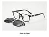 2025 Magnetic Clip-on Unisex Trendy Anti-UV Sunglasses for Driving & Outdoor