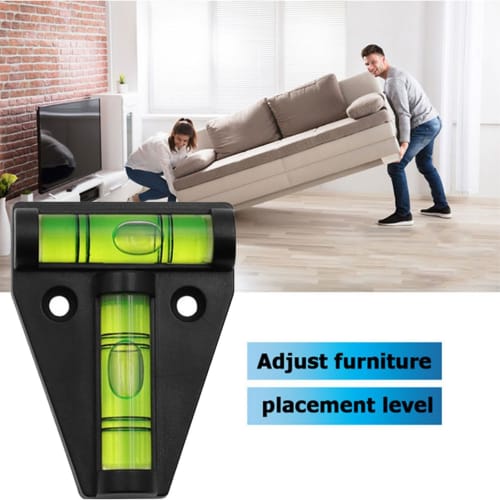 Level, 1/2/4-Piece T-Level, Mini T-Level Bubble Level, Mini Level, Mini T-Level Bubble Level, Multipurpose 2-Way Spirit Level, Shatterproof and Waterp