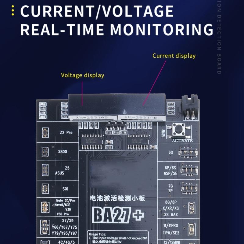 Multiple Model Battery Charger Activation Panel for Smartphones Repair, Automatic Detection & Protections, PCB Material