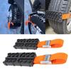 Universal PU Tire Traction Chains Anti Skid Straps for Snow Mud Ice Car Emergency Kit Off Road Recovery Accessories