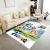 Bluey's Christmas Adventure Customize Your Name Floor Rug Office Rug Suitable for Study room Decorate room Entryway Foyer Anti-slip Rug