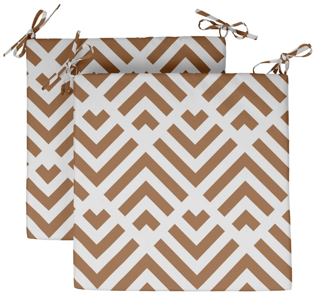 Vargottam Bedruckte Indoor Outdoor Stuhlkissen Rutschfest Esszimmerstuhl Kissen Quadratisch Geformt Esszimmerstuhl Kissen Mit Bindebändern