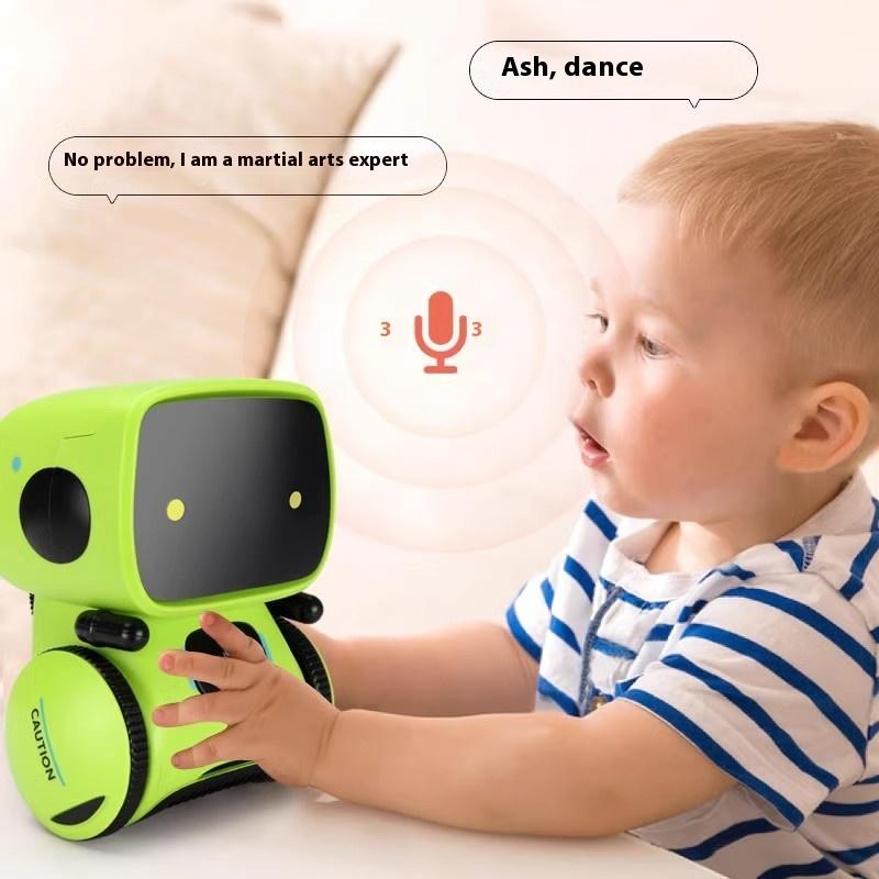 Robot AI Inteligentný Hlasový Chat Elektronický Domáci Maznáčik Roztomilý Interaktívny Robot Elektrická Hračka Dotykové Snímanie Hlasový Dialóg Prispôsobené Darčeky