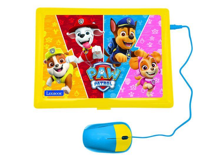 Ordinateur portable éducatif - La Pat Patrouille - Bilingue - 170 activités - Écran 6,7 pouces - 3 ans et plus