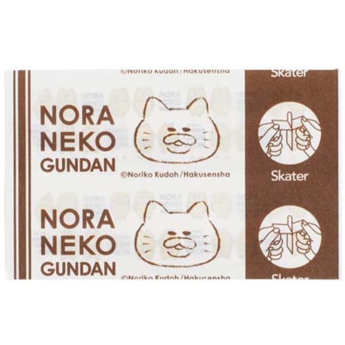 Skater Emergency Bandage Noraneko Gundan M Size 20 Bandages Made in Japan QQB1-A