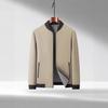 Double-sided Baseball Collar Business Casual Jacket for Men and Middle-aged Men Spring Jacket Daddy Dress One and Two Tops