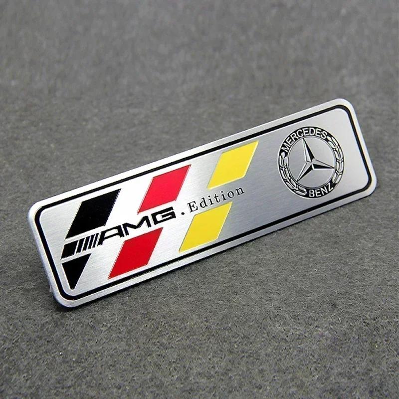 1Pcs 3D Metal Stickers Car Body Trunk Decal For Mercedes Benz AMG W177 176 W117 W116 W247 X156 W213 W205 W222 W223 W204 X253 o2